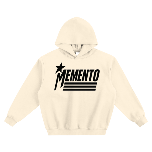 Star-Mento Fleeced Boxy Hoodie - Memento Mori Clothing