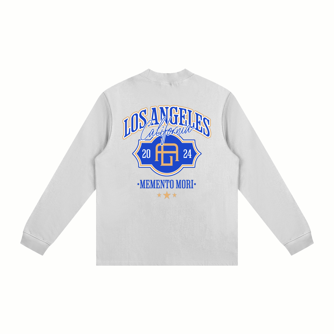 LA Essential Non-Shrink Mock Neck Sweatshirt - Memento Mori Clothing
