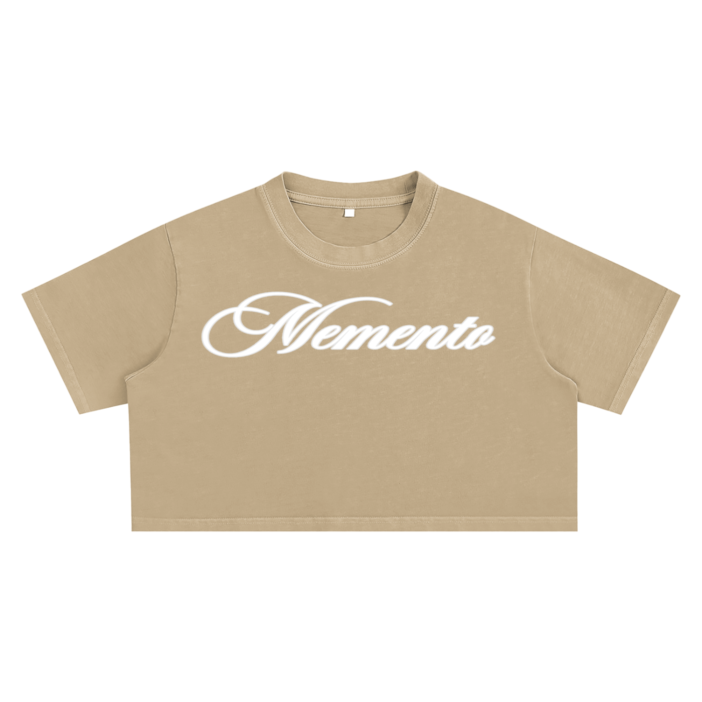 Memento Logo Crop Top - Memento Mori Clothing