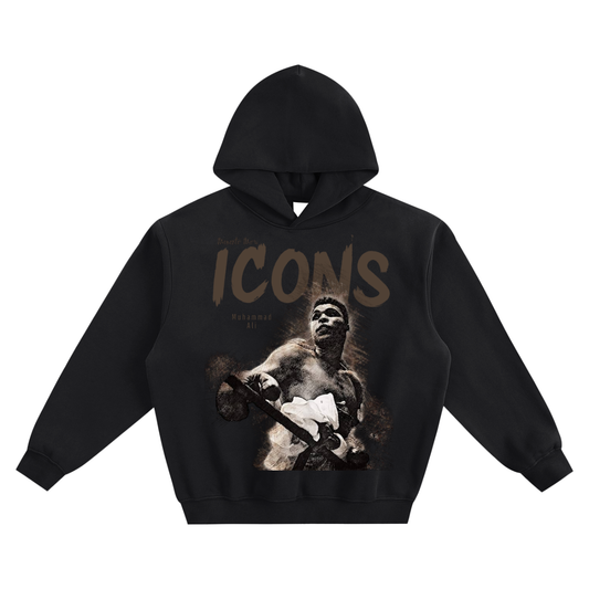 ALI Fleeced Boxy Hoodie - Memento Mori Clothing
