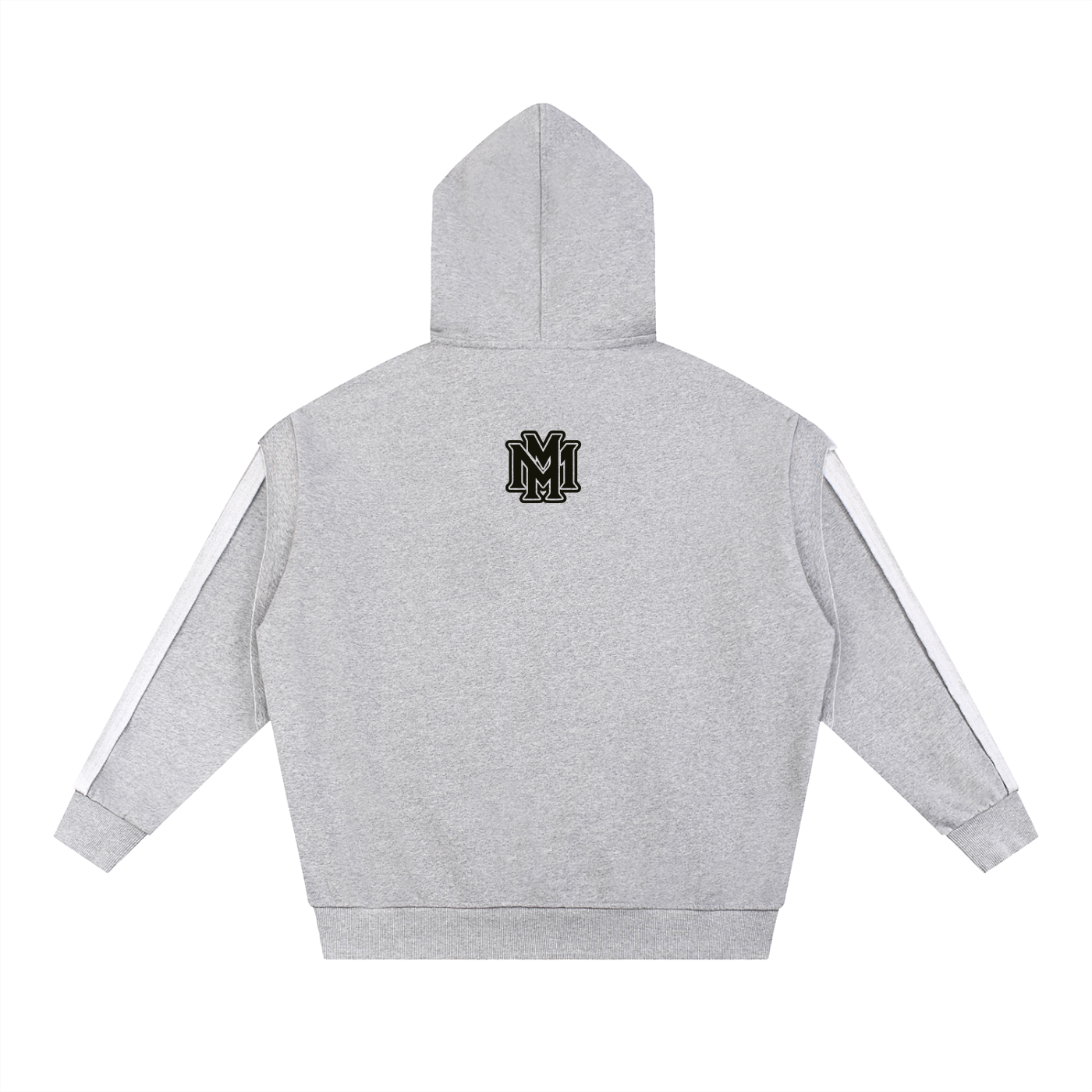 Aztec Memento Raw Edge Double Layered Hoodie - Memento Mori Clothing