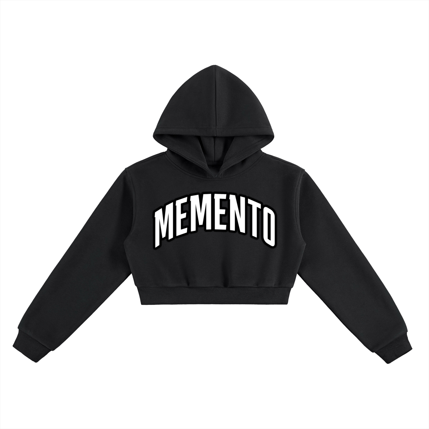 MMC Essential Cropped Hoodie - Memento Mori Clothing