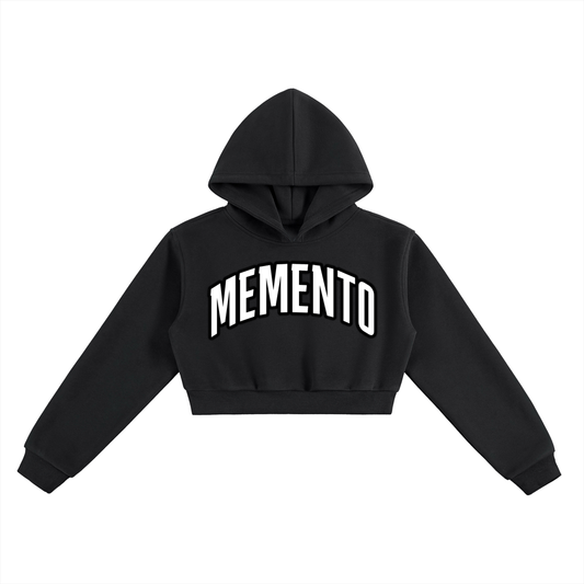 MMC Essential Cropped Hoodie - Memento Mori Clothing