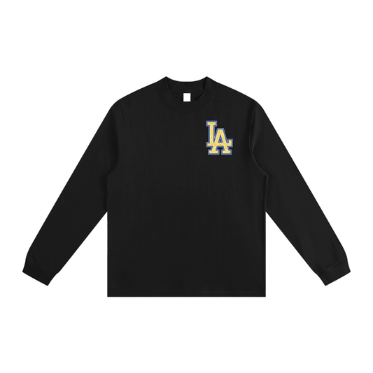 LA Essential Non-Shrink Mock Neck Sweatshirt - Memento Mori Clothing