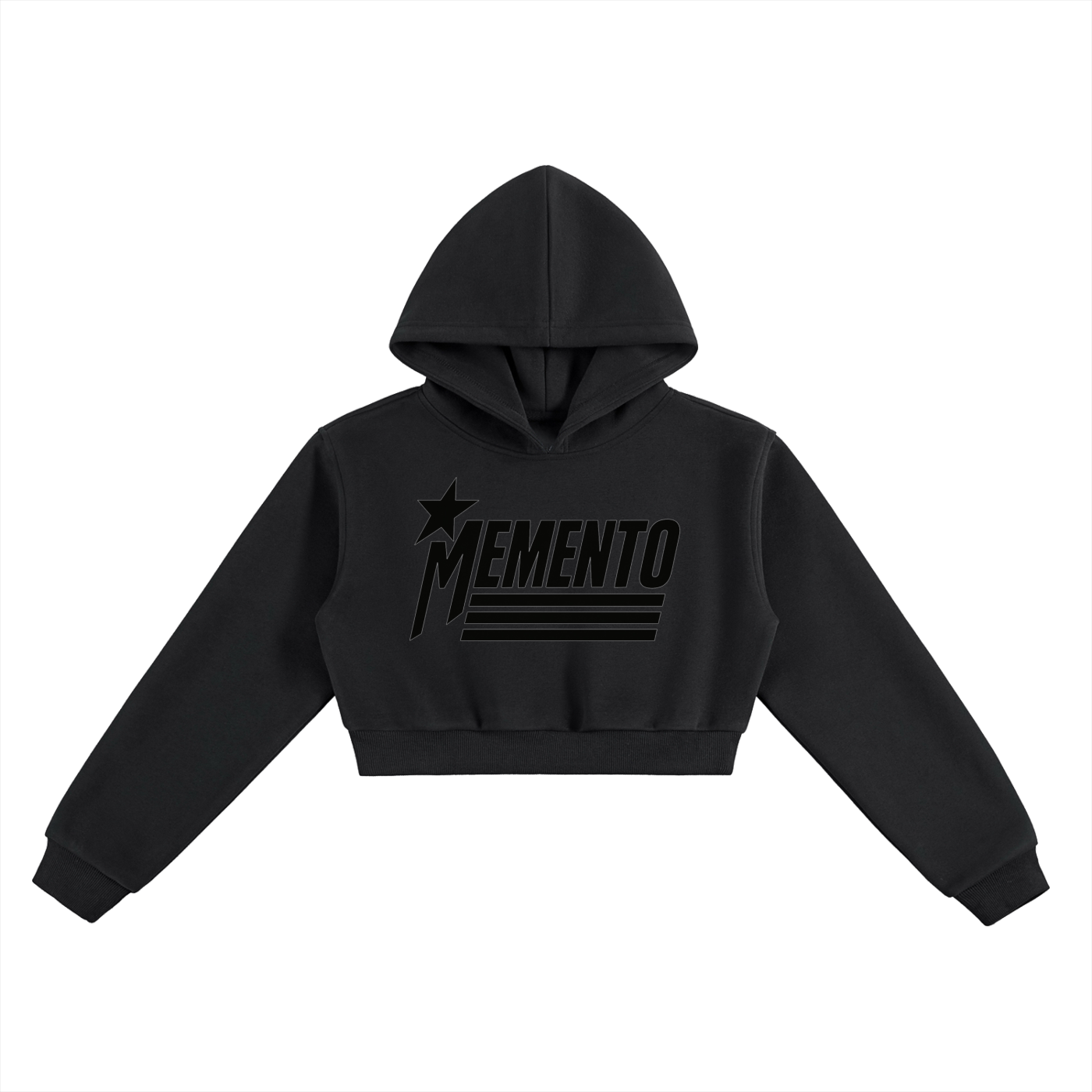 Essential Cropped Hoodie - Memento Mori Clothing