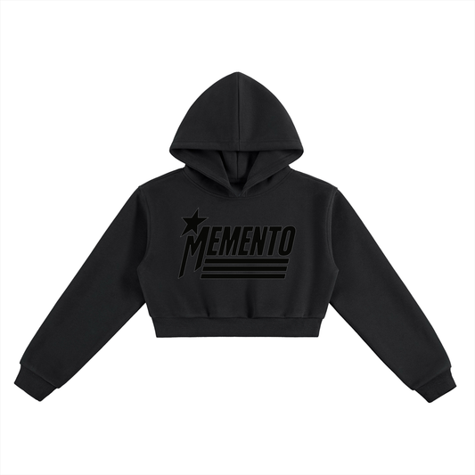 Essential Cropped Hoodie - Memento Mori Clothing