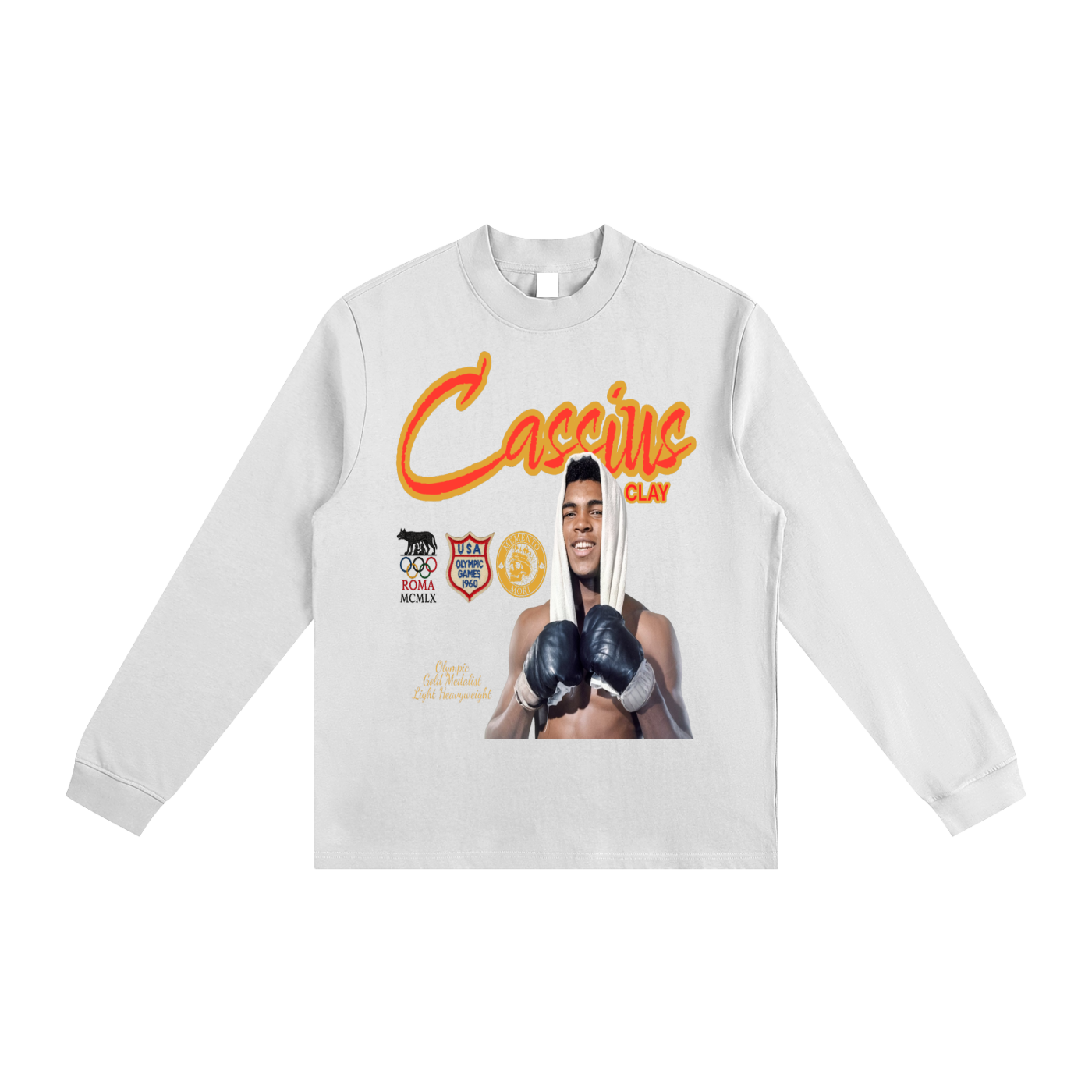 Cassius Essential Non-Shrink Mock Neck Sweatshirt - Memento Mori Clothing