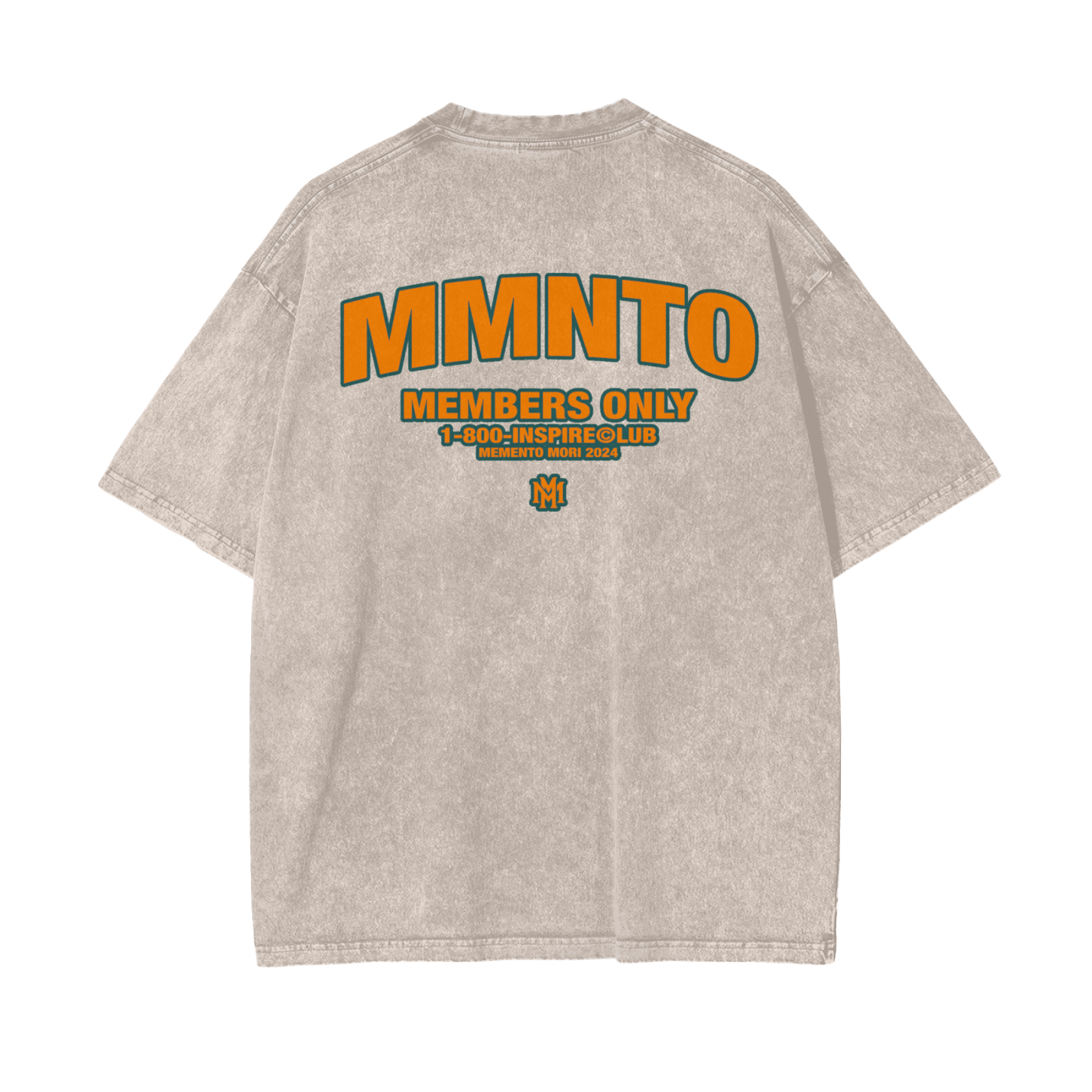 MMNTO Oversize Snow Washed T-Shirt - Memento Mori Clothing