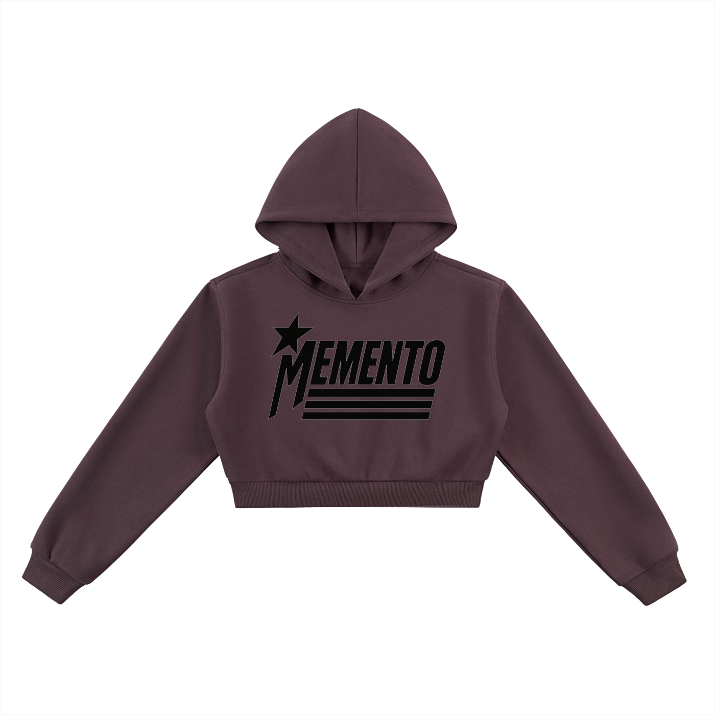 Essential Cropped Hoodie - Memento Mori Clothing