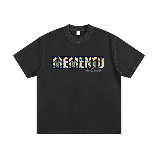 Heavyweight Vintage Washed Frayed T-Shirt - Memento Mori Clothing
