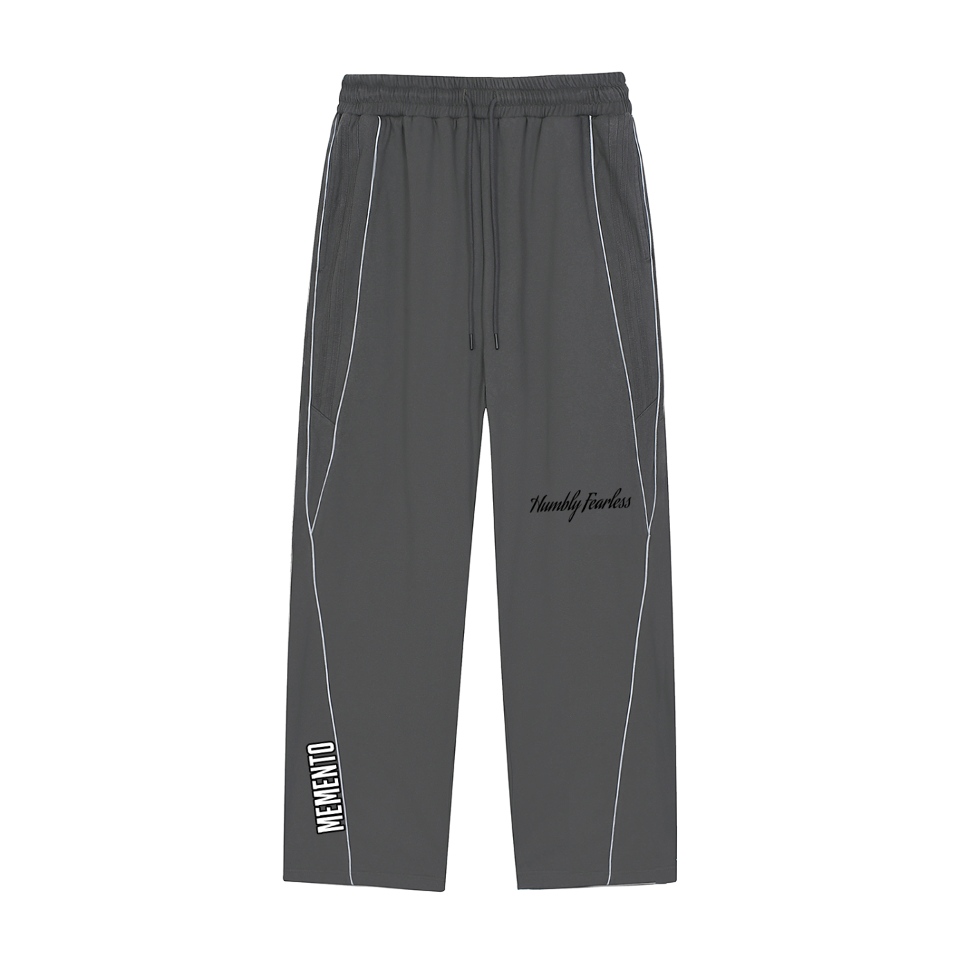 Reflection Striped Straight-Leg Sweatpants - Memento Mori Clothing
