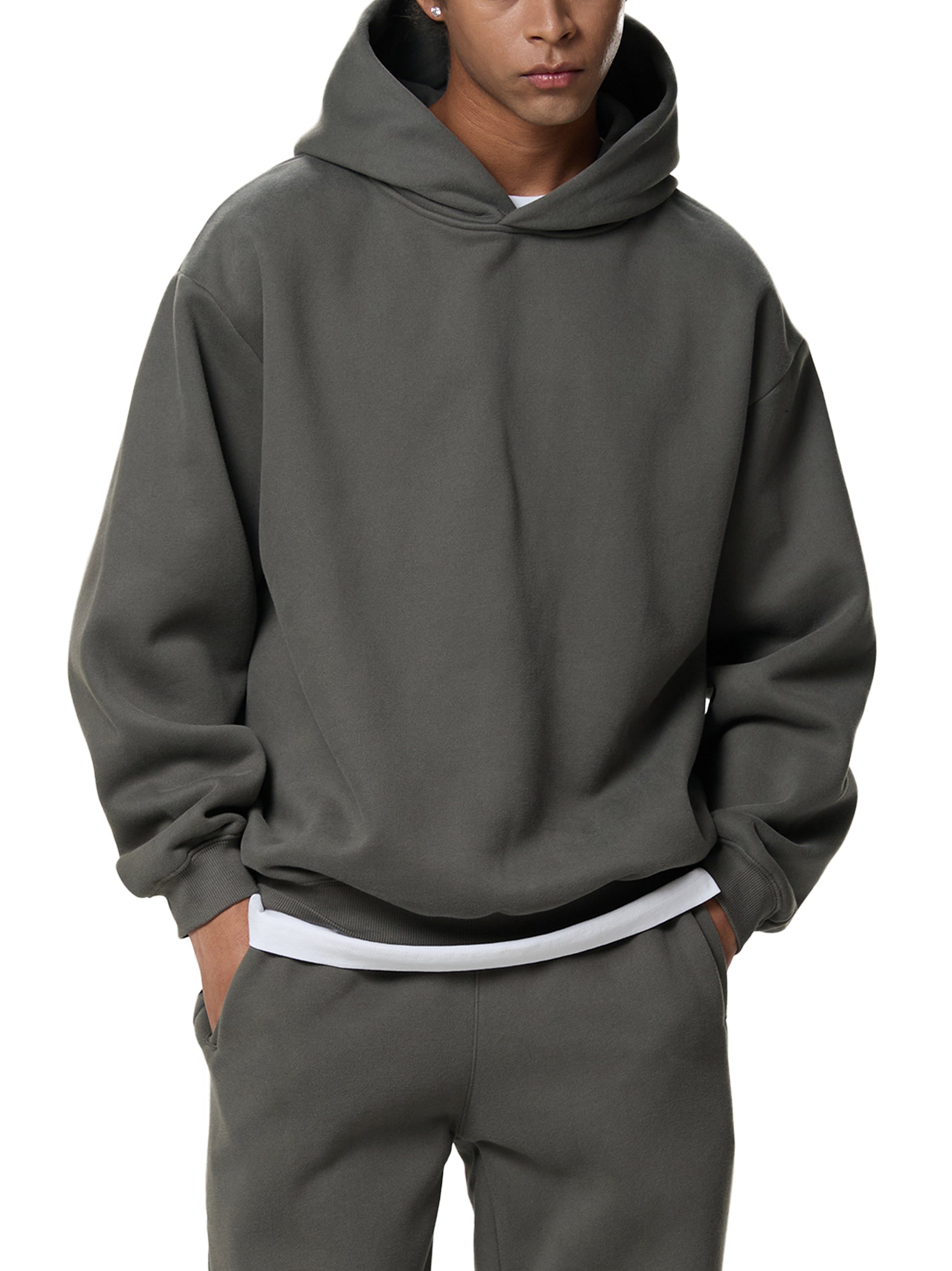 ALI Fleeced Boxy Hoodie - Memento Mori Clothing