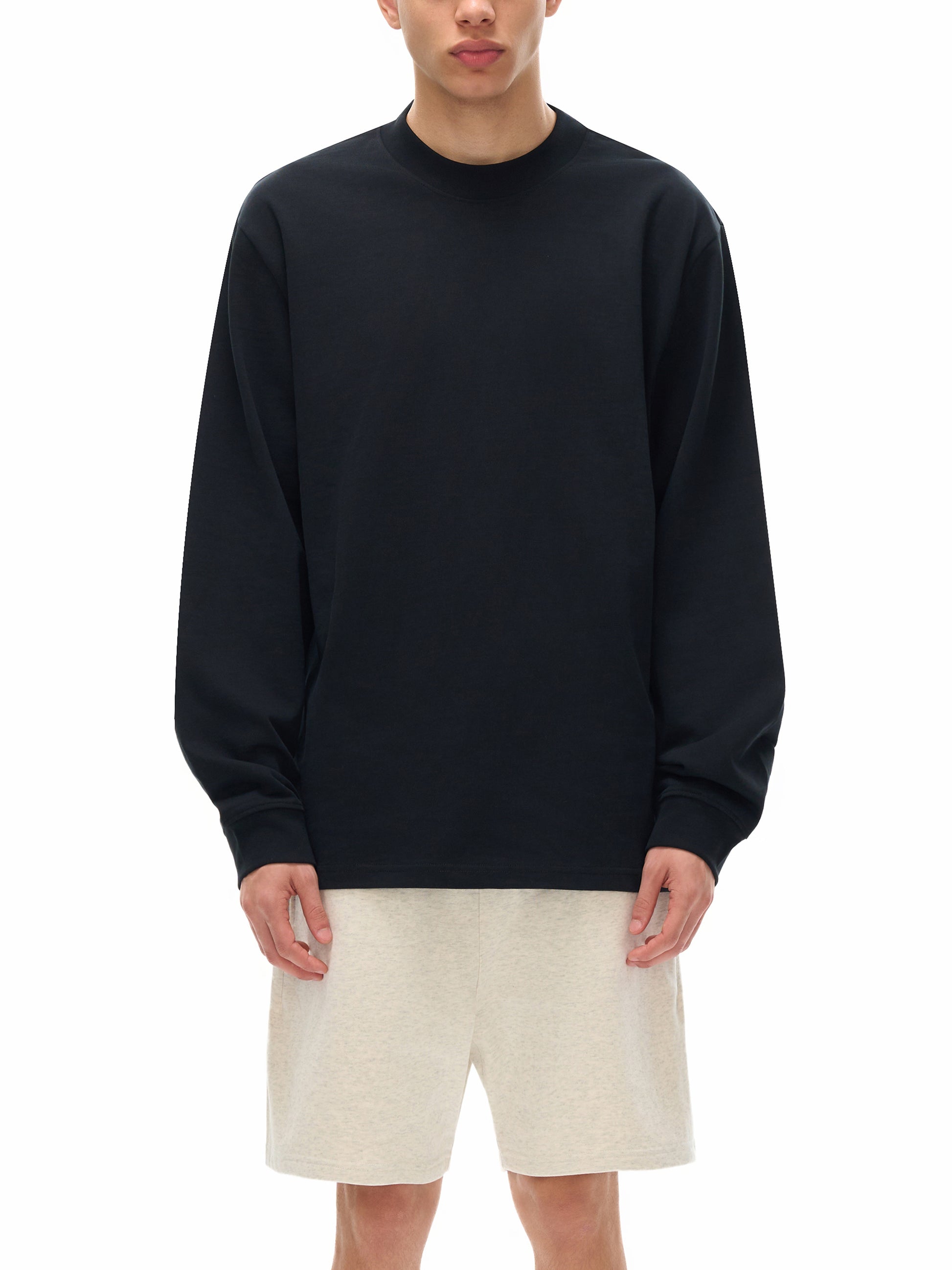 HOPE Essential Non-Shrink Mock Neck Sweatshirt - Memento Mori Clothing