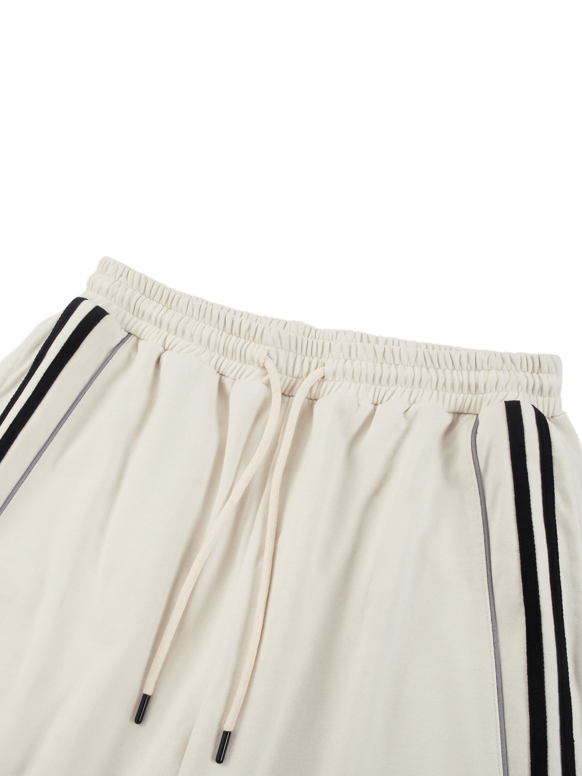 Reflection Striped Straight-Leg Sweatpants - Memento Mori Clothing