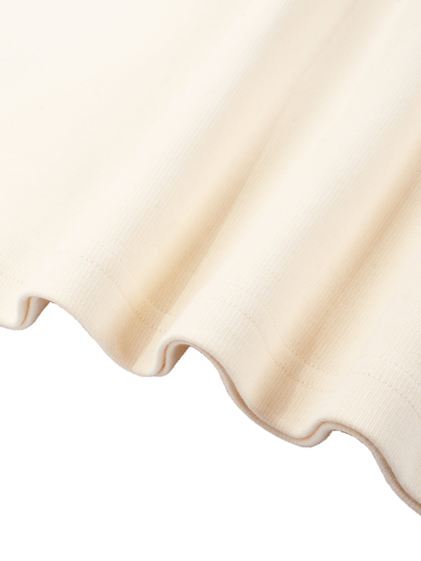 Memento (Cream/Blue) Knitted Neck Oversize Sweatshirt - Memento Mori Clothing
