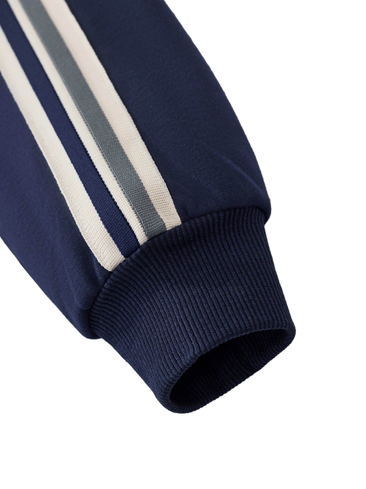 Contrast Side-Stripe Stand Collar  Jacket - Memento Mori Clothing