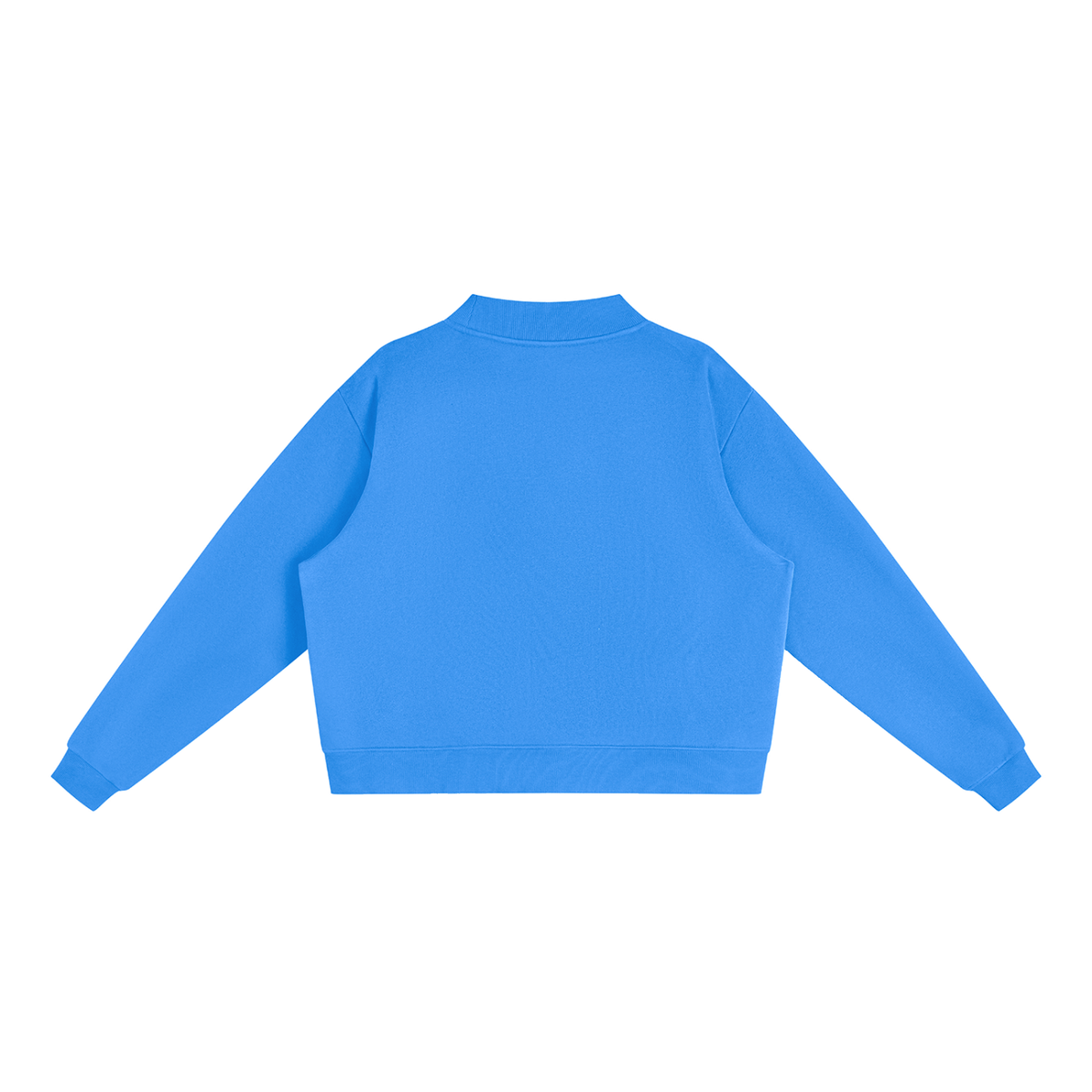 Essential Fleece Mock-Neck Crew Sweatshirt - Memento Mori Clothing