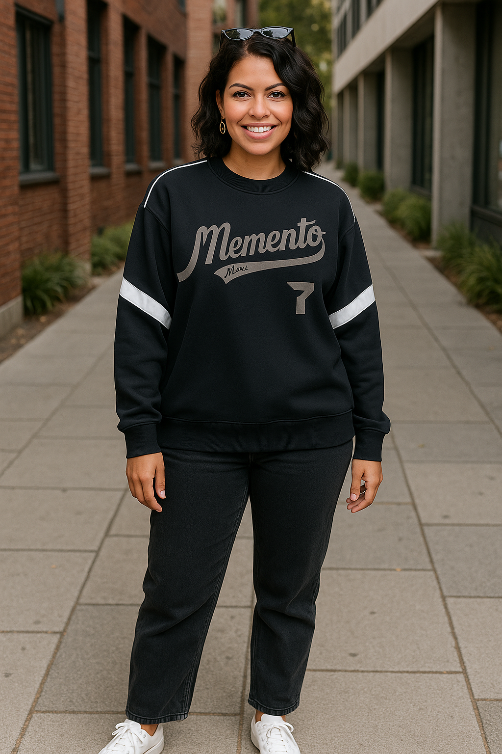 Team MMC Crewneck Taped Sweatshirt - Memento Mori Clothing