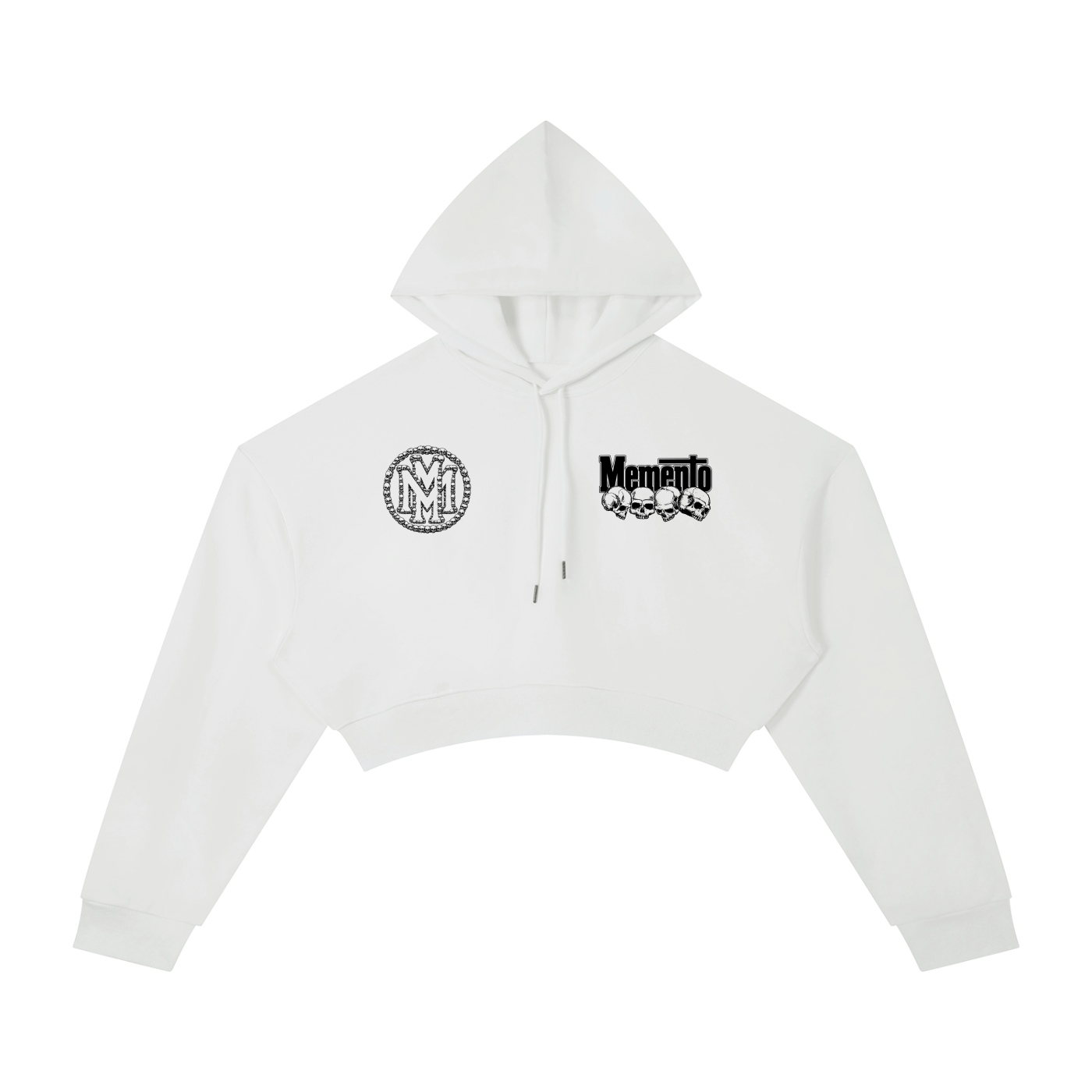 Bones Essential Cropped Hoodie