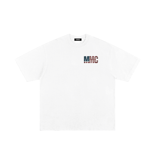 MMC Flag Heavyweight Hand-frayed T-Shirt - Memento Mori Clothing