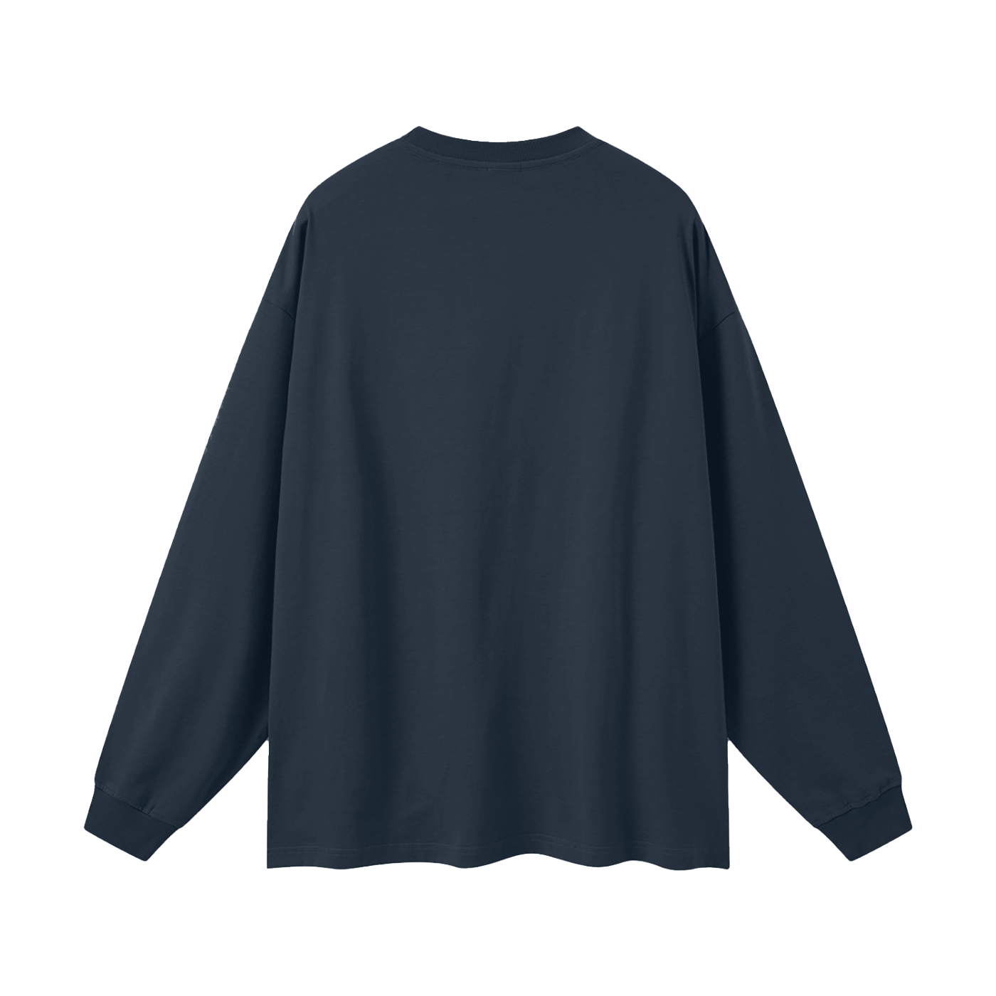 Red Paisley Logo Oversized Unisex Long Sleeve T-Shirt - Memento Mori Clothing
