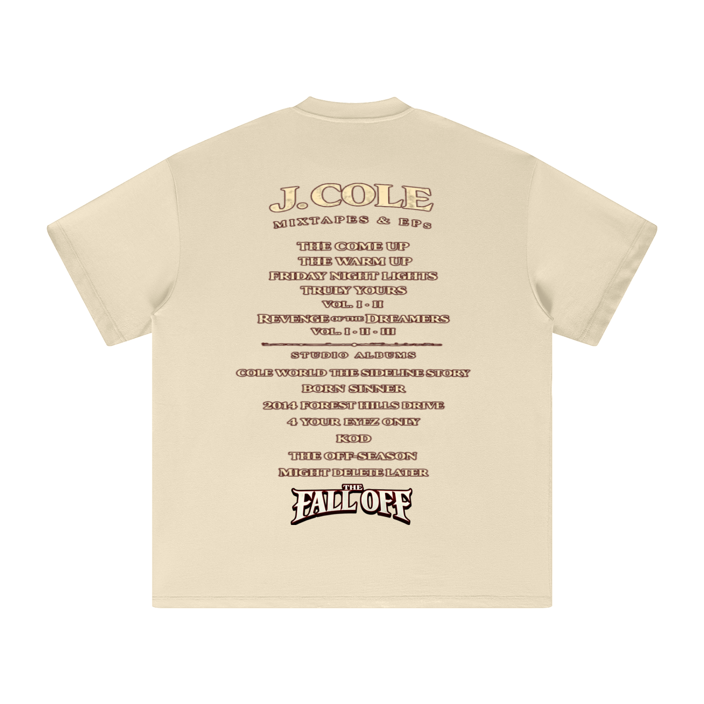 Jcole,Thefalloff,Coleworld,Tshirt ,Memento,Mementomori