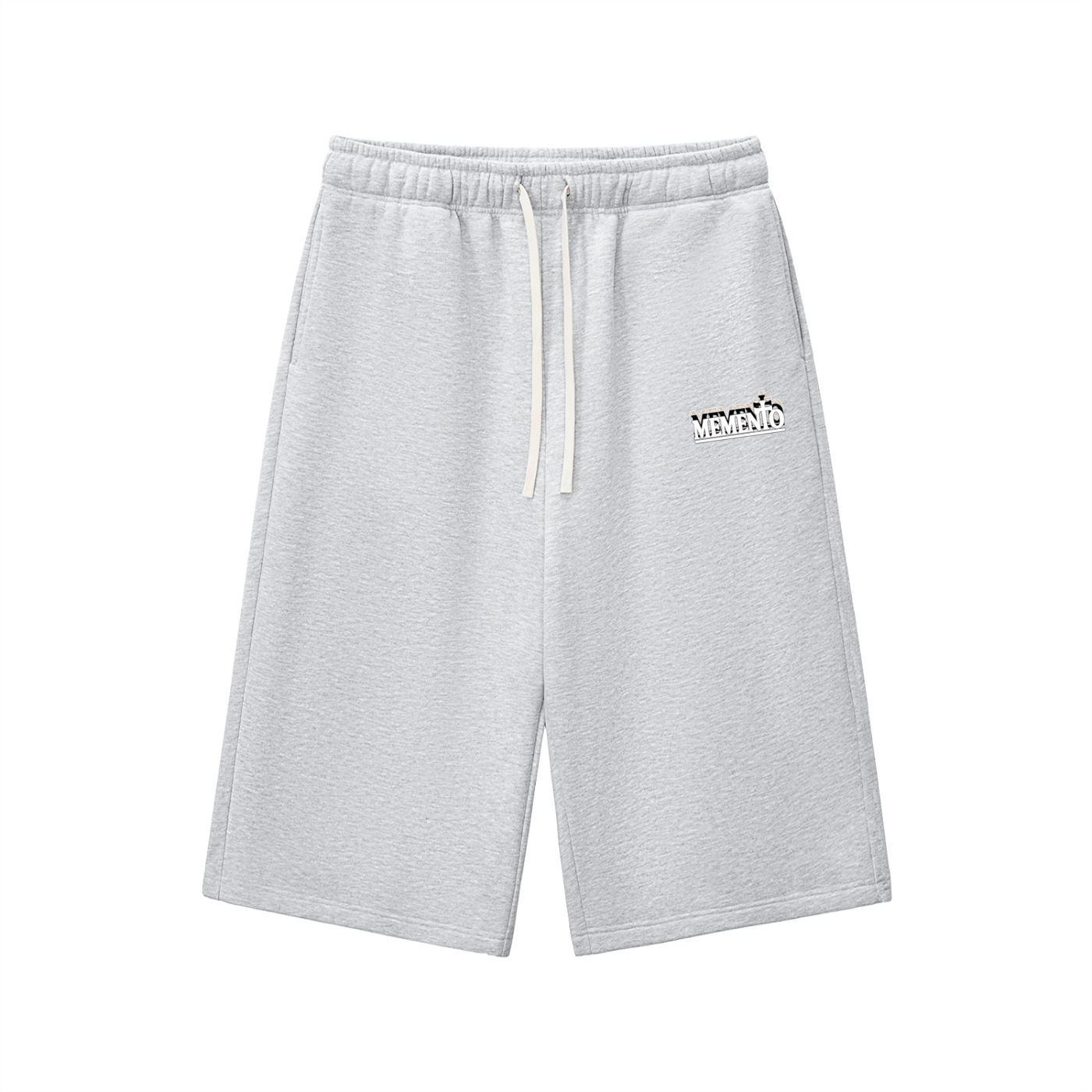 Relaxed Drawstring Three-quarter Sweatpants