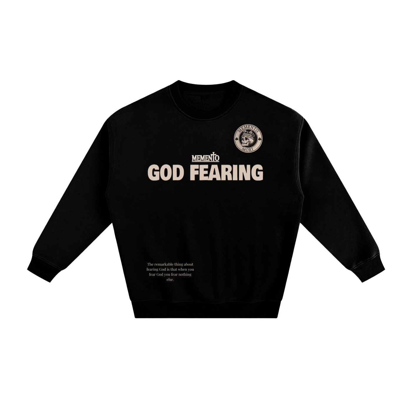 God fearing,Fear of god,Sweatshirt,Crewneck,Boxy 