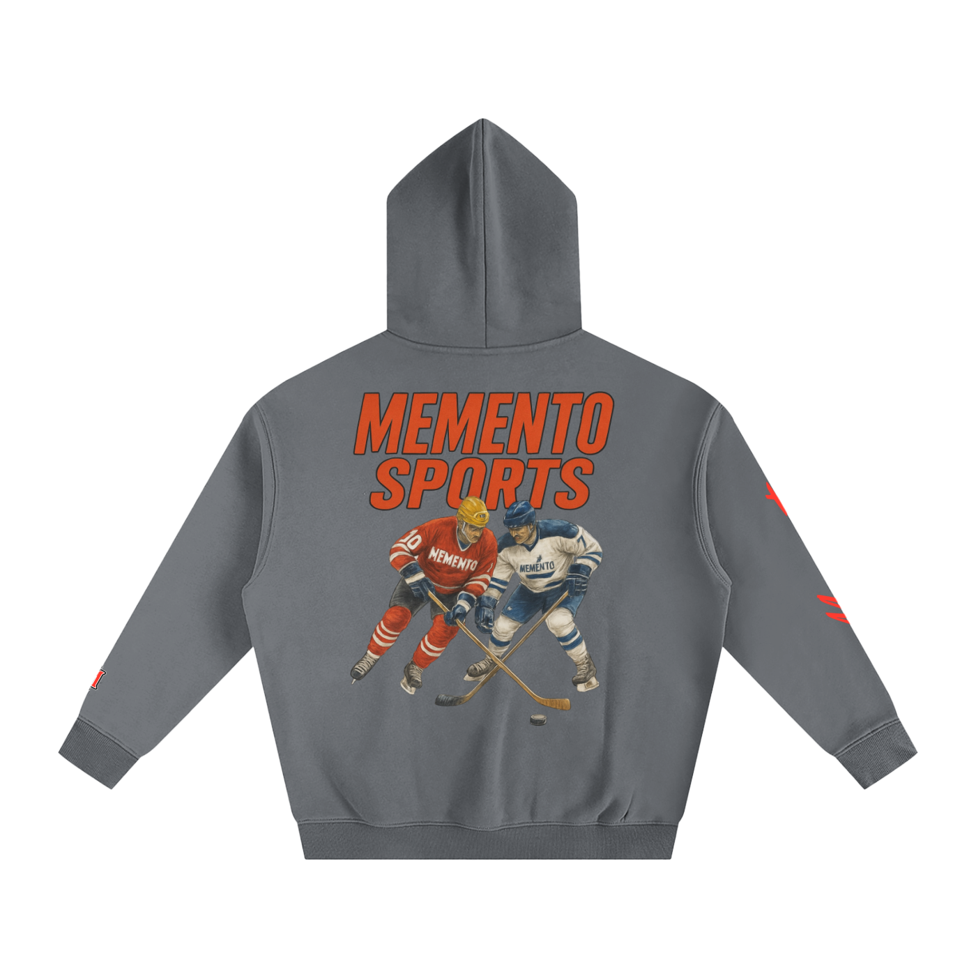 Blades of Glory Oversize Fleeced Hoodie - Memento Mori Clothing