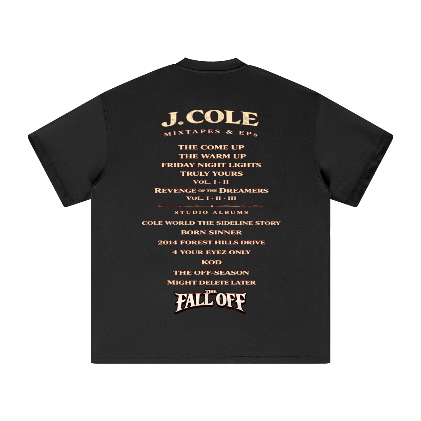 Jcole,Thefalloff,Coleworld,Tshirt ,Memento,Mementomori