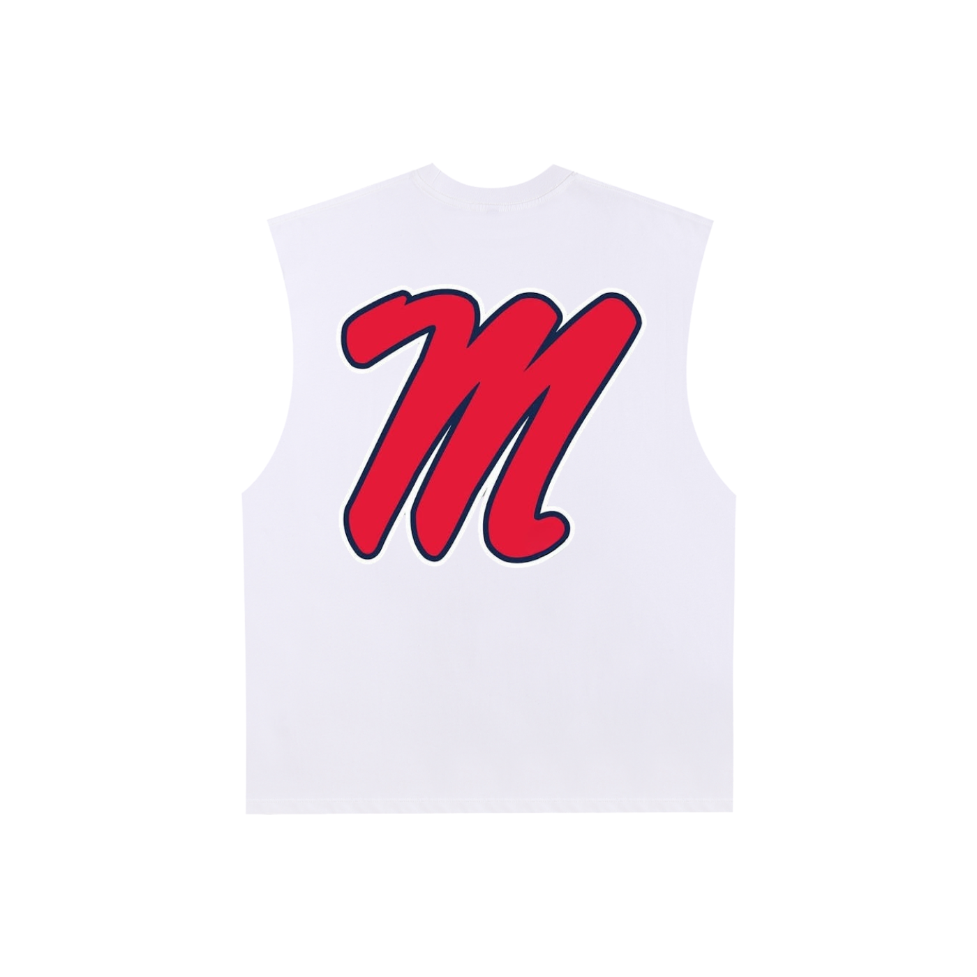 Raw Edge Cotton Tank Top