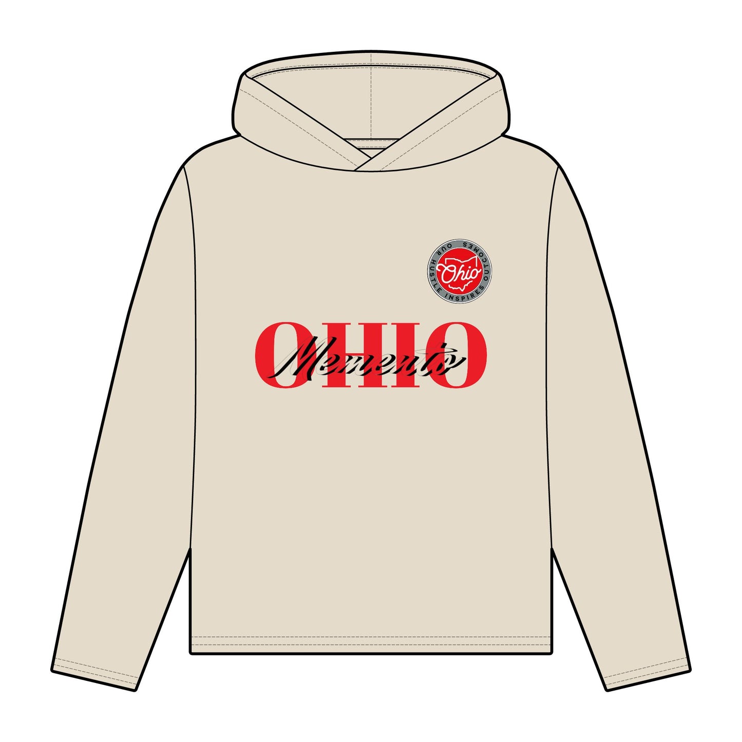 Ohio Women's Organic Relaxed Fit Hoodie - Memento Mori Clothing