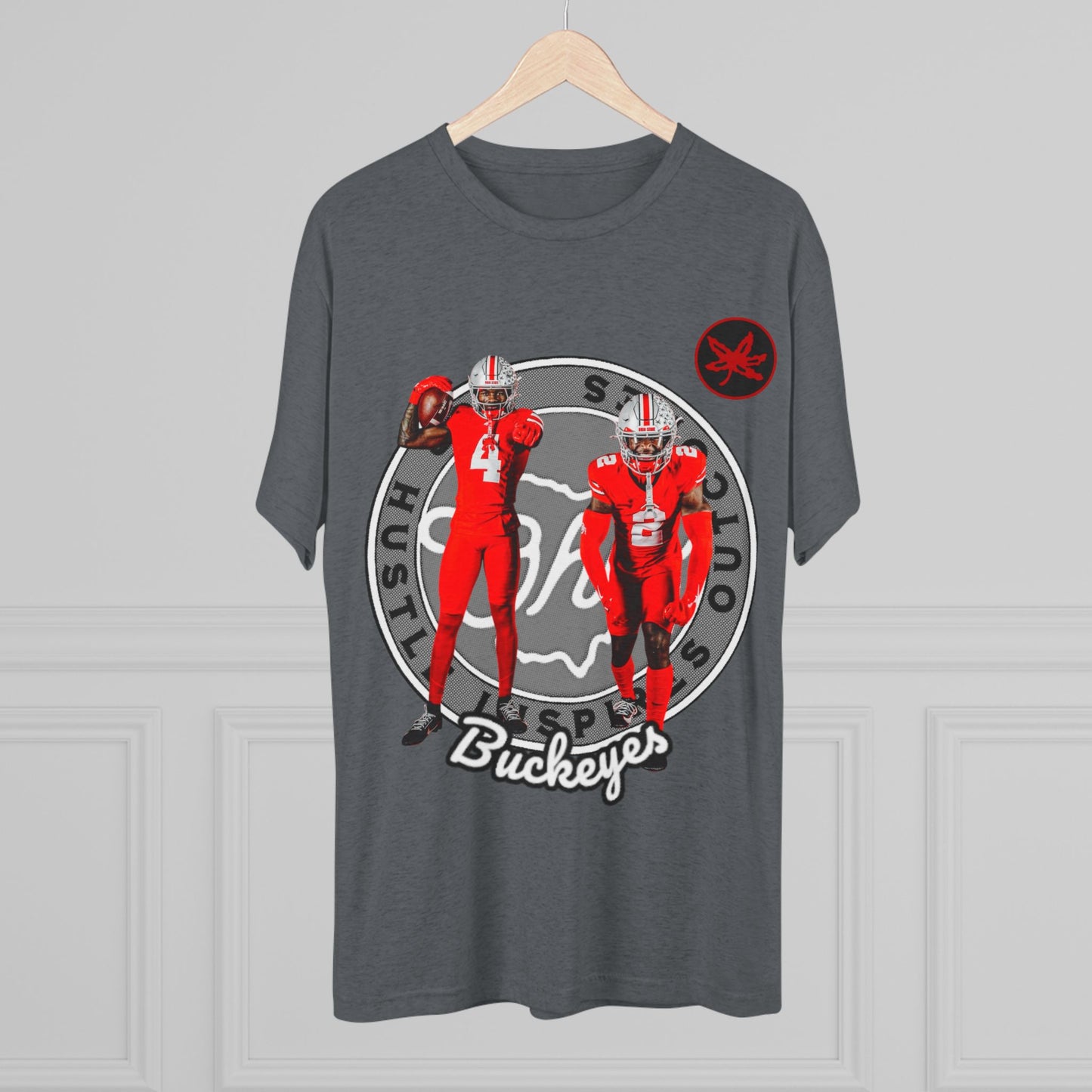 Buckeyes Unisex Tri-Blend T-shirt - Memento Mori Clothing