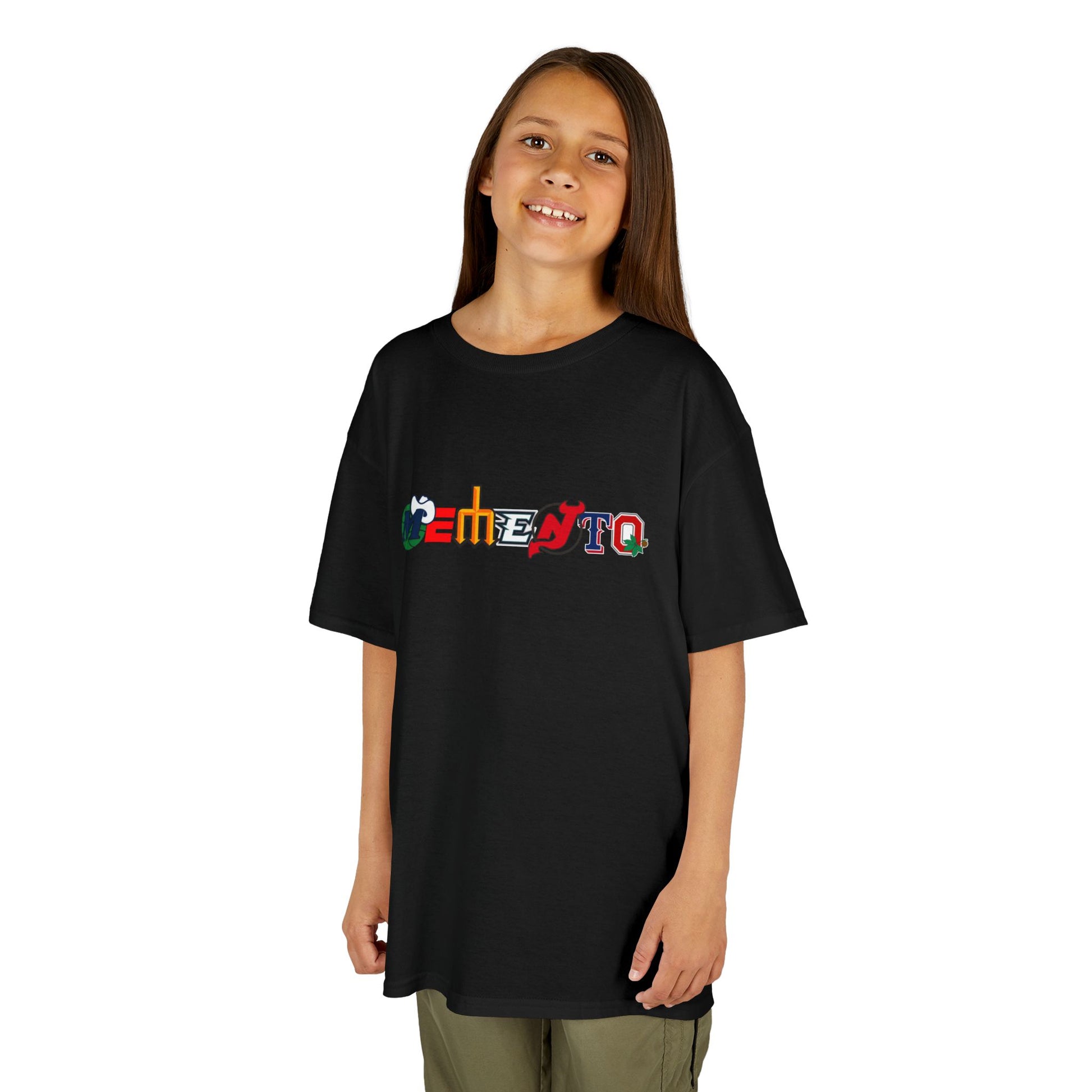 Kids Tee - Memento Sports Logos Tshirt - Memento Mori Clothing