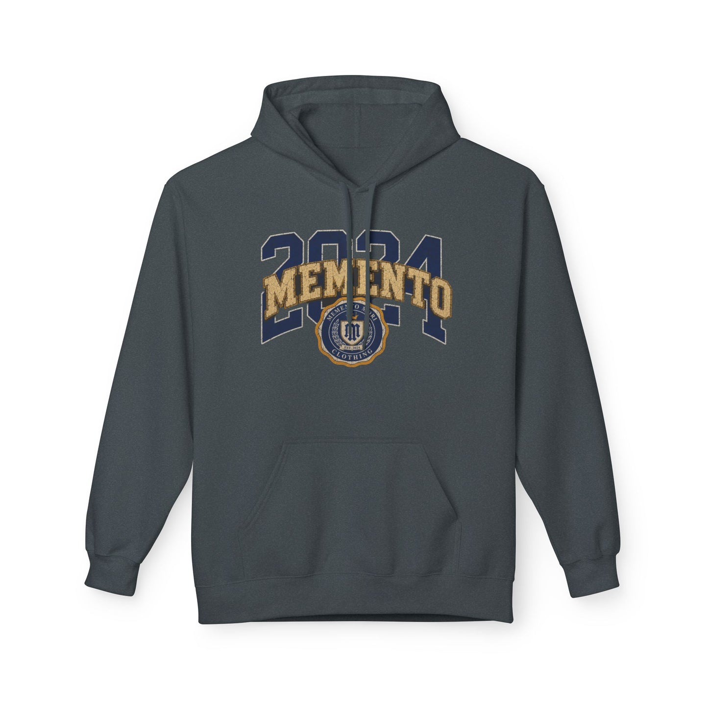 2024 Memento Hoodie — Retro Varsity Graduation Pullover
