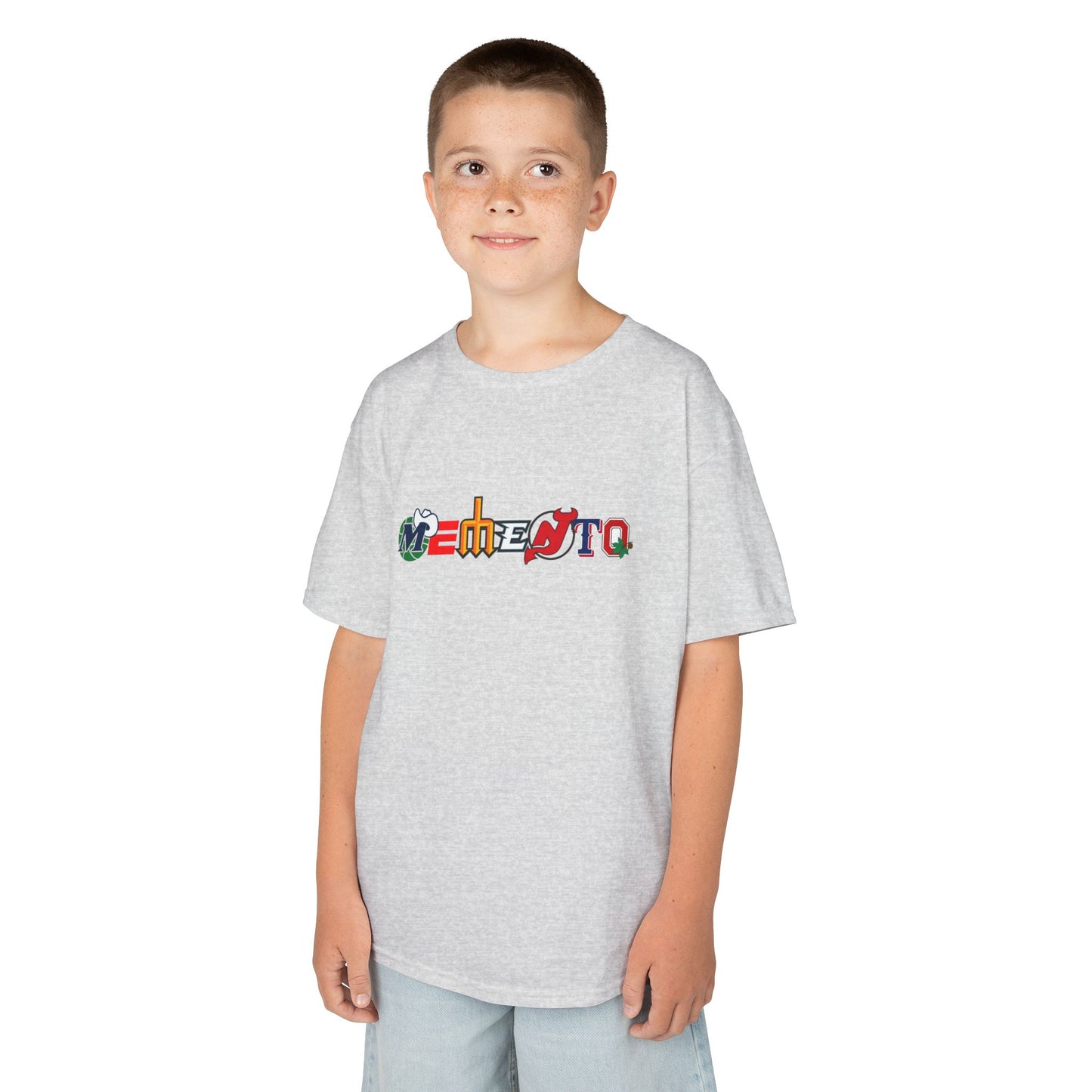 Kids Tee - Memento Sports Logos Tshirt - Memento Mori Clothing