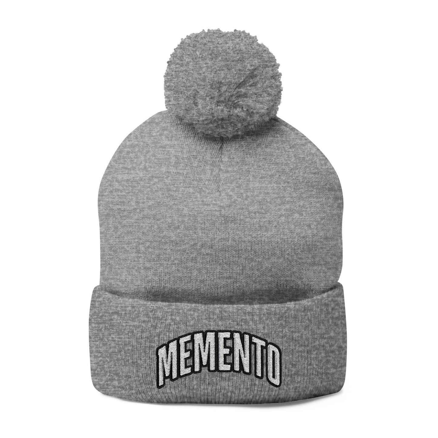Beanie Hat Memento Mori Embroidered Knit Cap