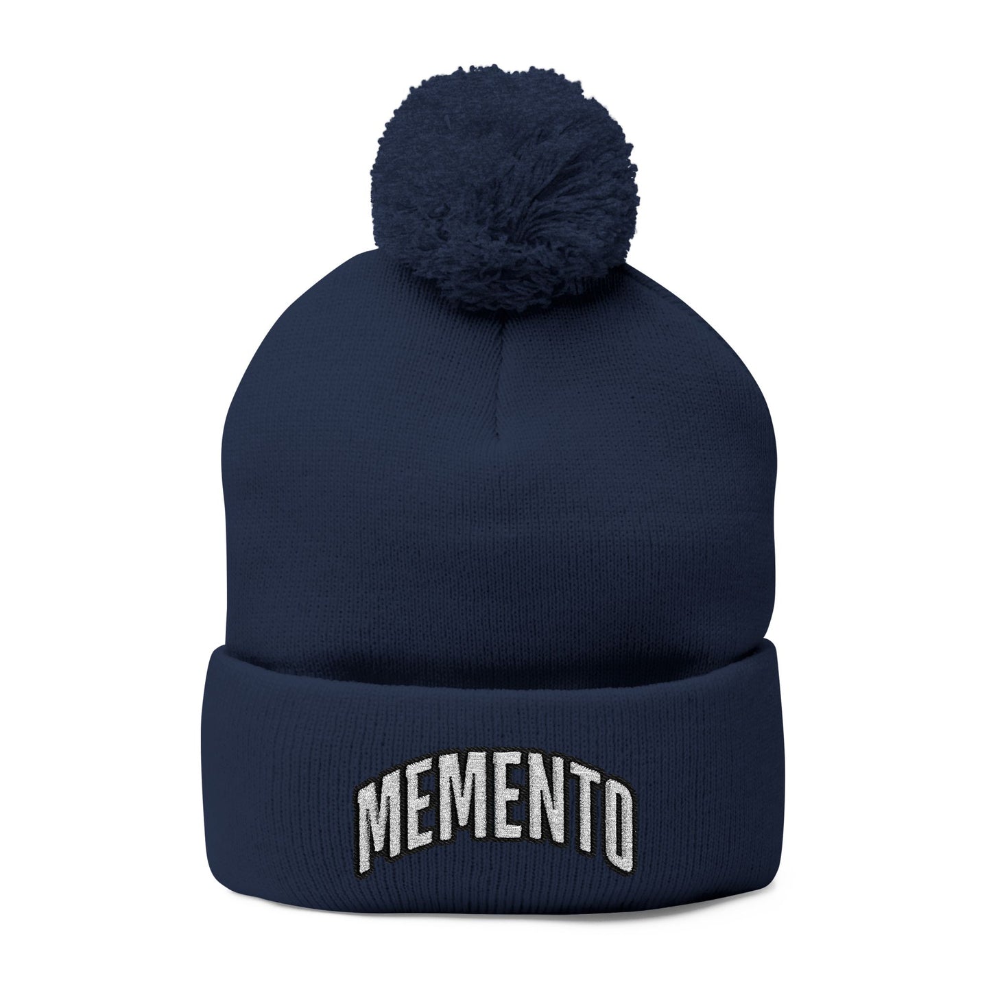 Beanie Hat Memento Mori Embroidered Knit Cap