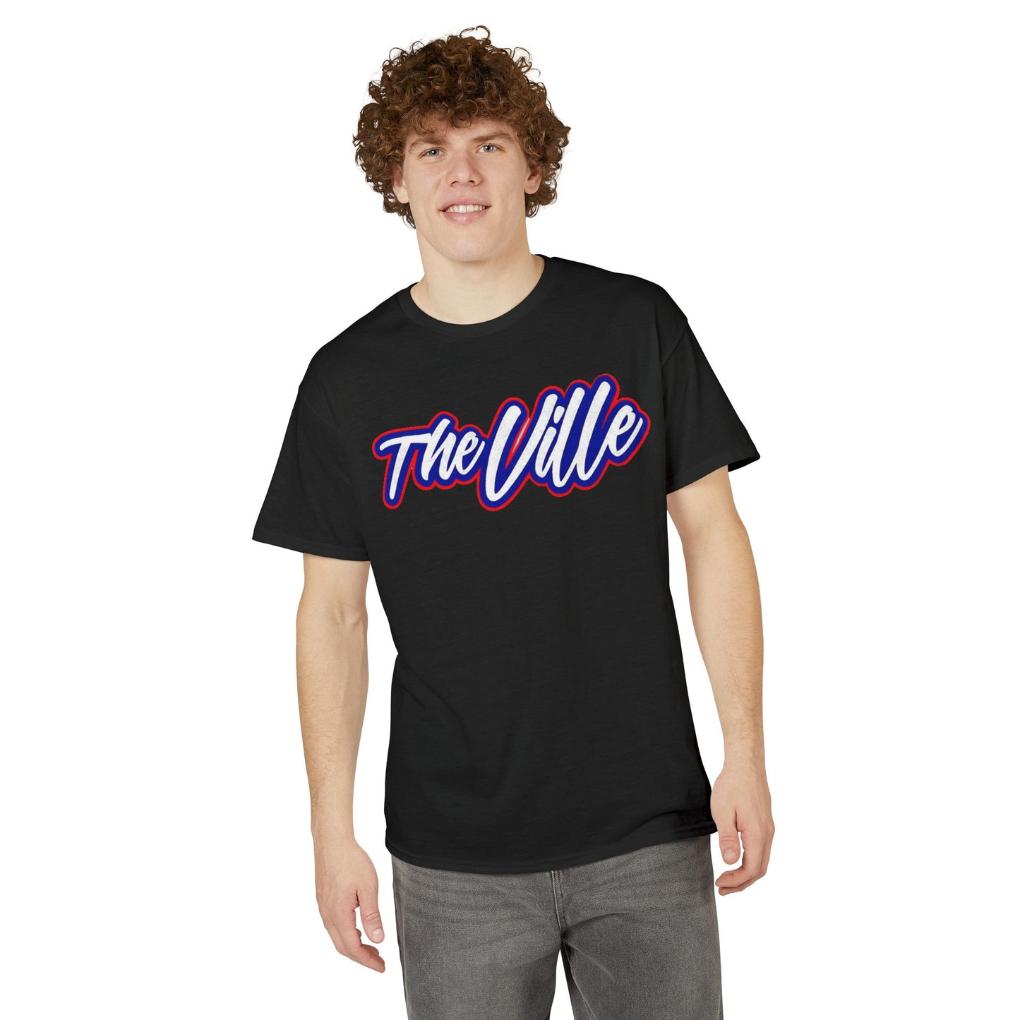 The Ville Script T-Shirt — Retro Athletic Graphic Tee