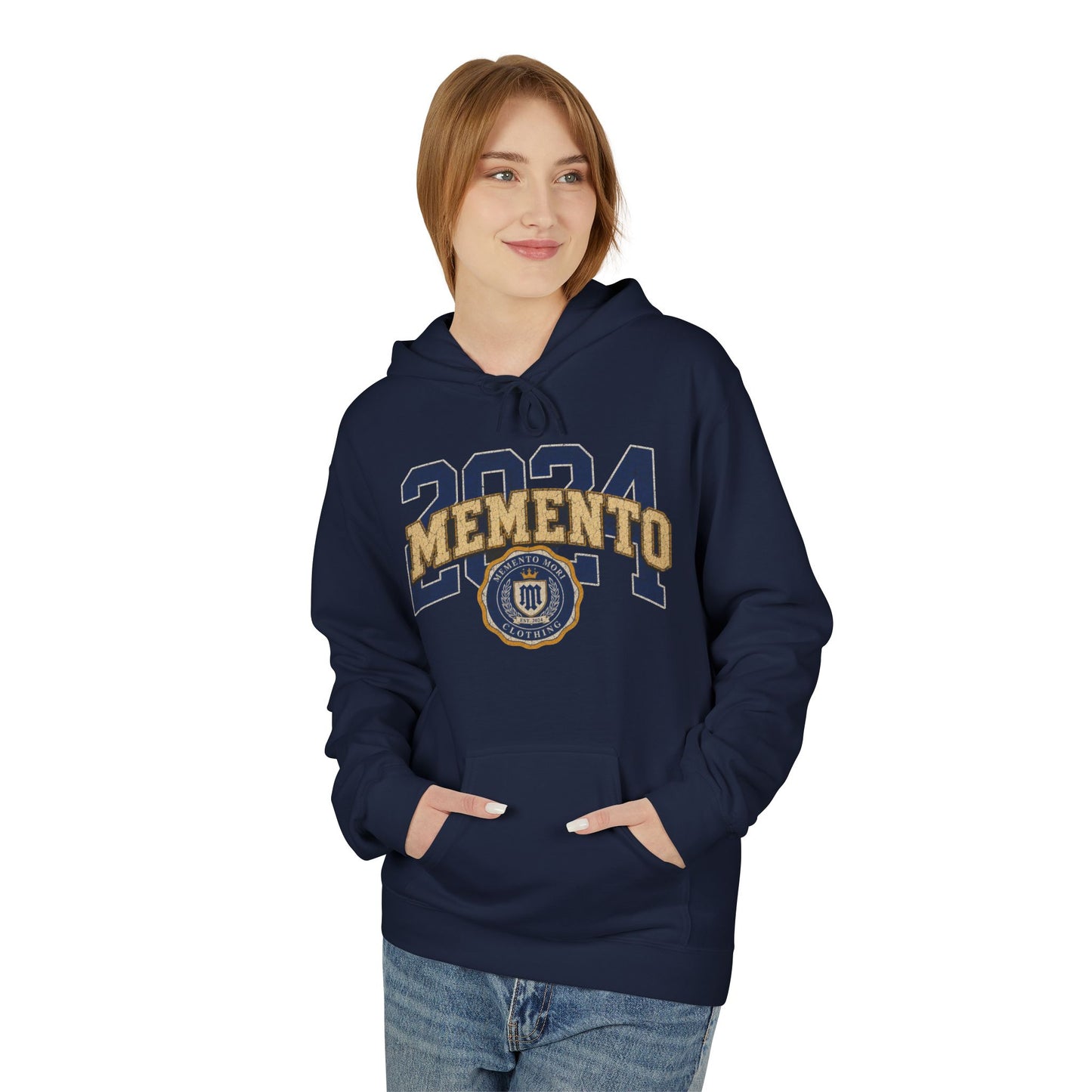 2024 Memento Hoodie — Retro Varsity Graduation Pullover