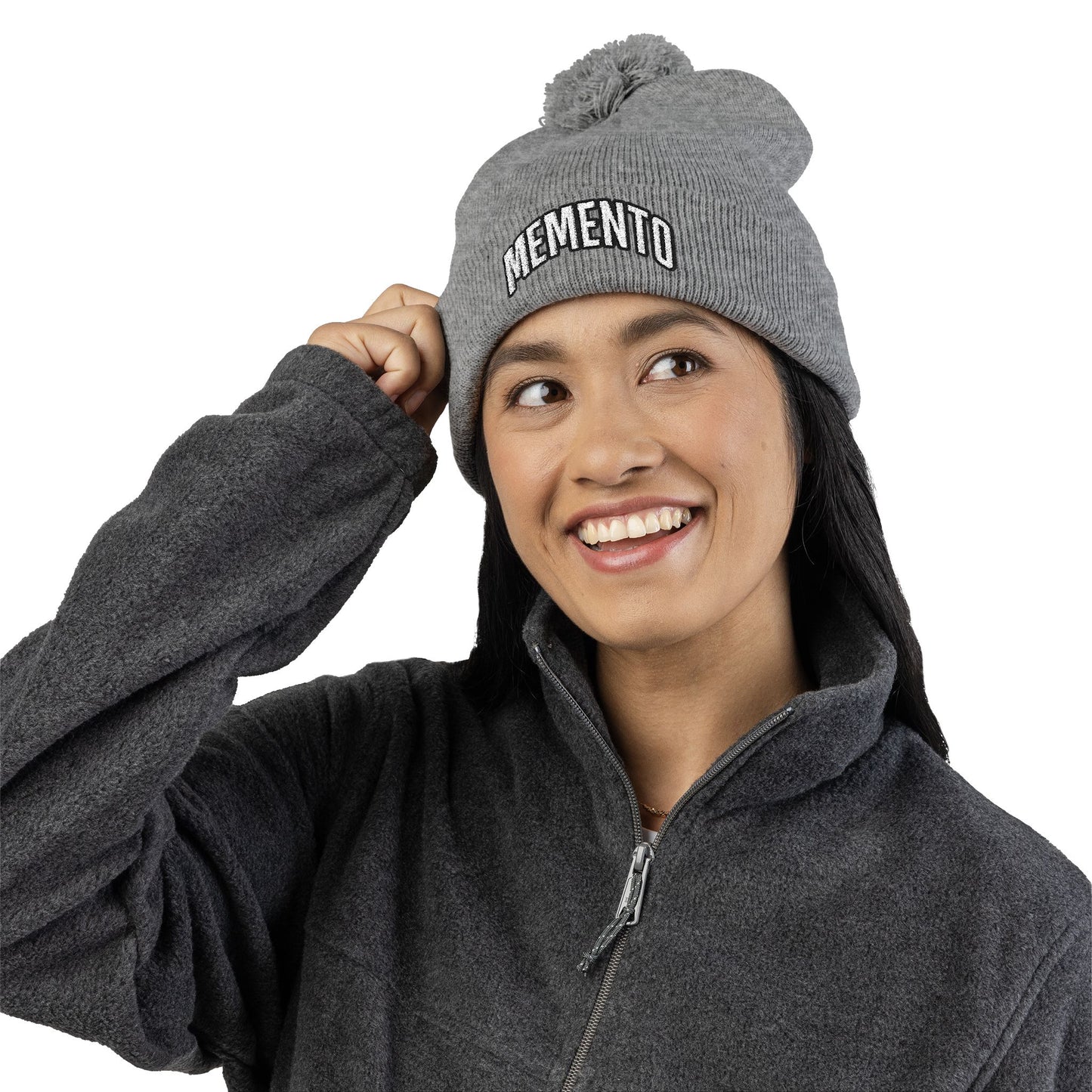 Beanie Hat Memento Mori Embroidered Knit Cap