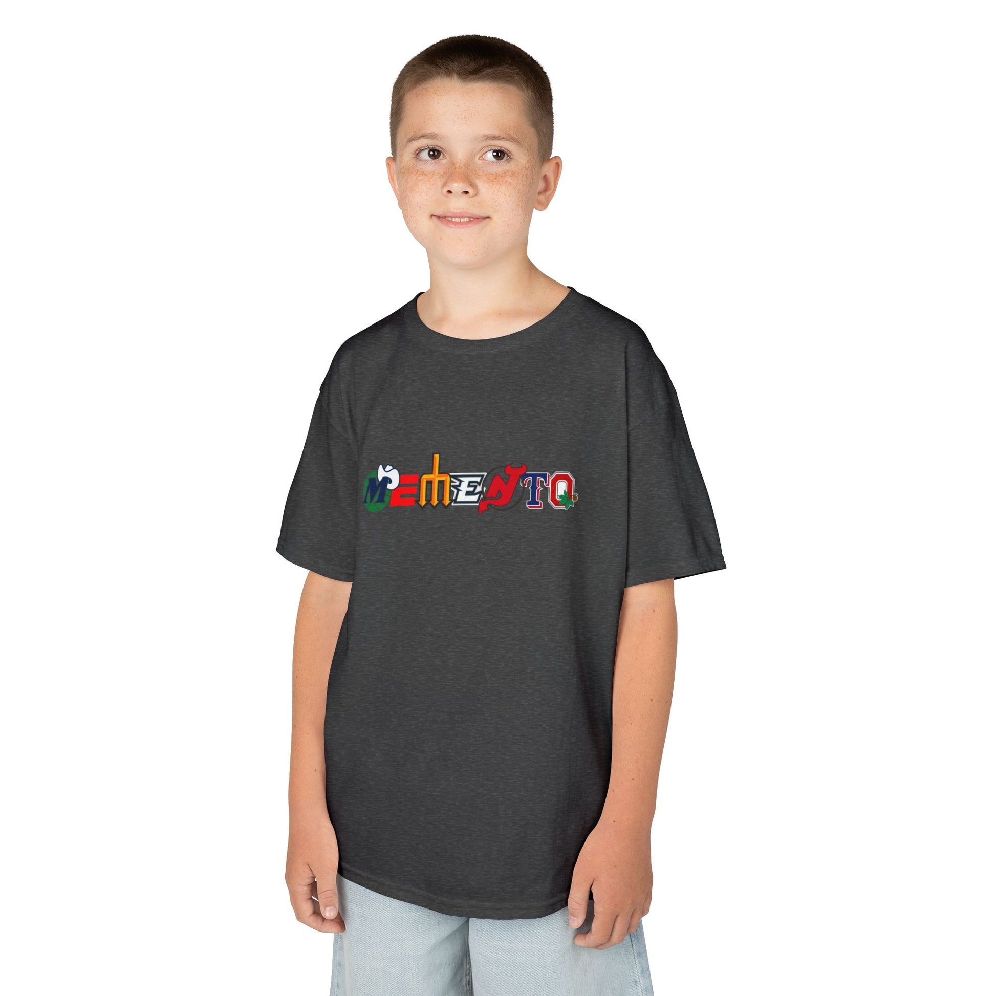 Kids Tee - Memento Sports Logos Tshirt - Memento Mori Clothing