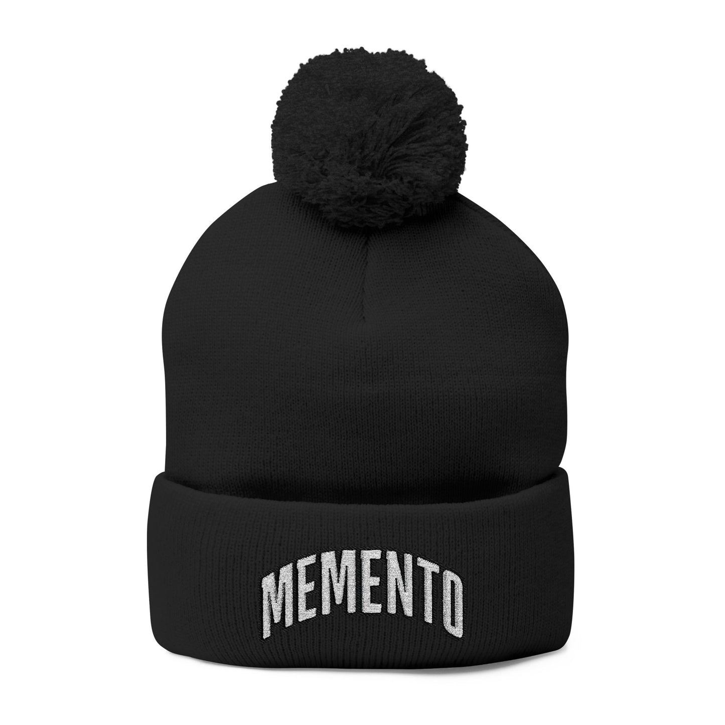 Beanie Hat Memento Mori Embroidered Knit Cap