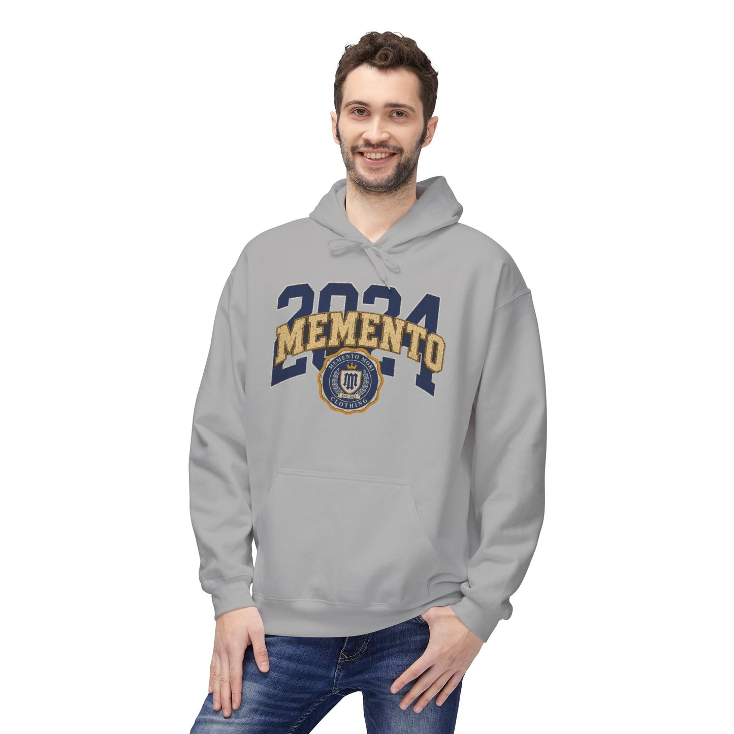 2024 Memento Hoodie — Retro Varsity Graduation Pullover