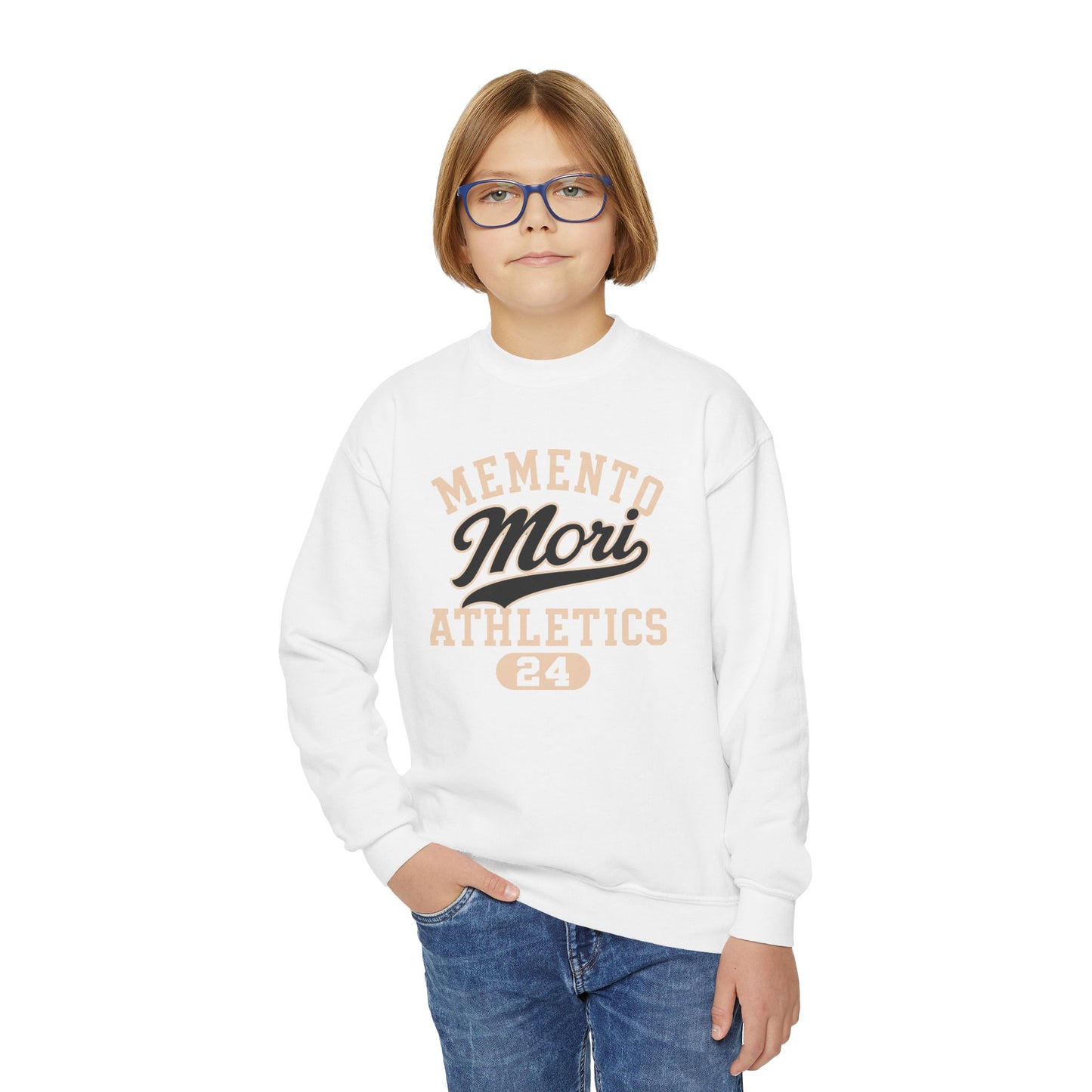 Memento Mori Athletics Youth Crewneck Sweatshirt