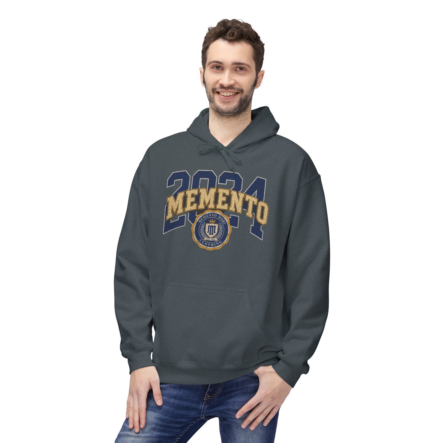 2024 Memento Hoodie — Retro Varsity Graduation Pullover