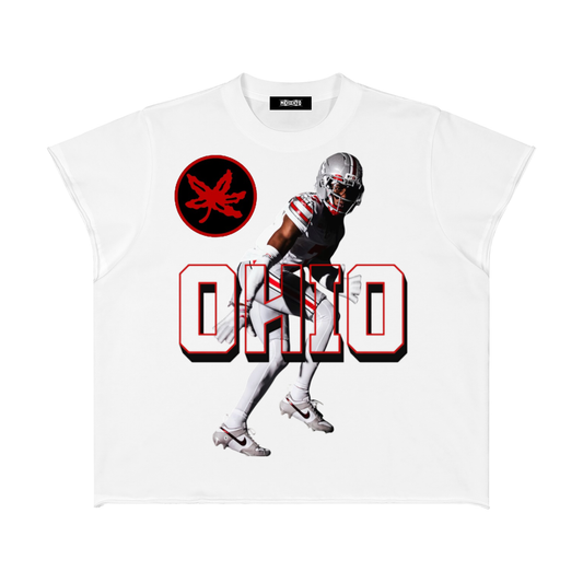 Unisex Boxy Raw Edge T-Shirt