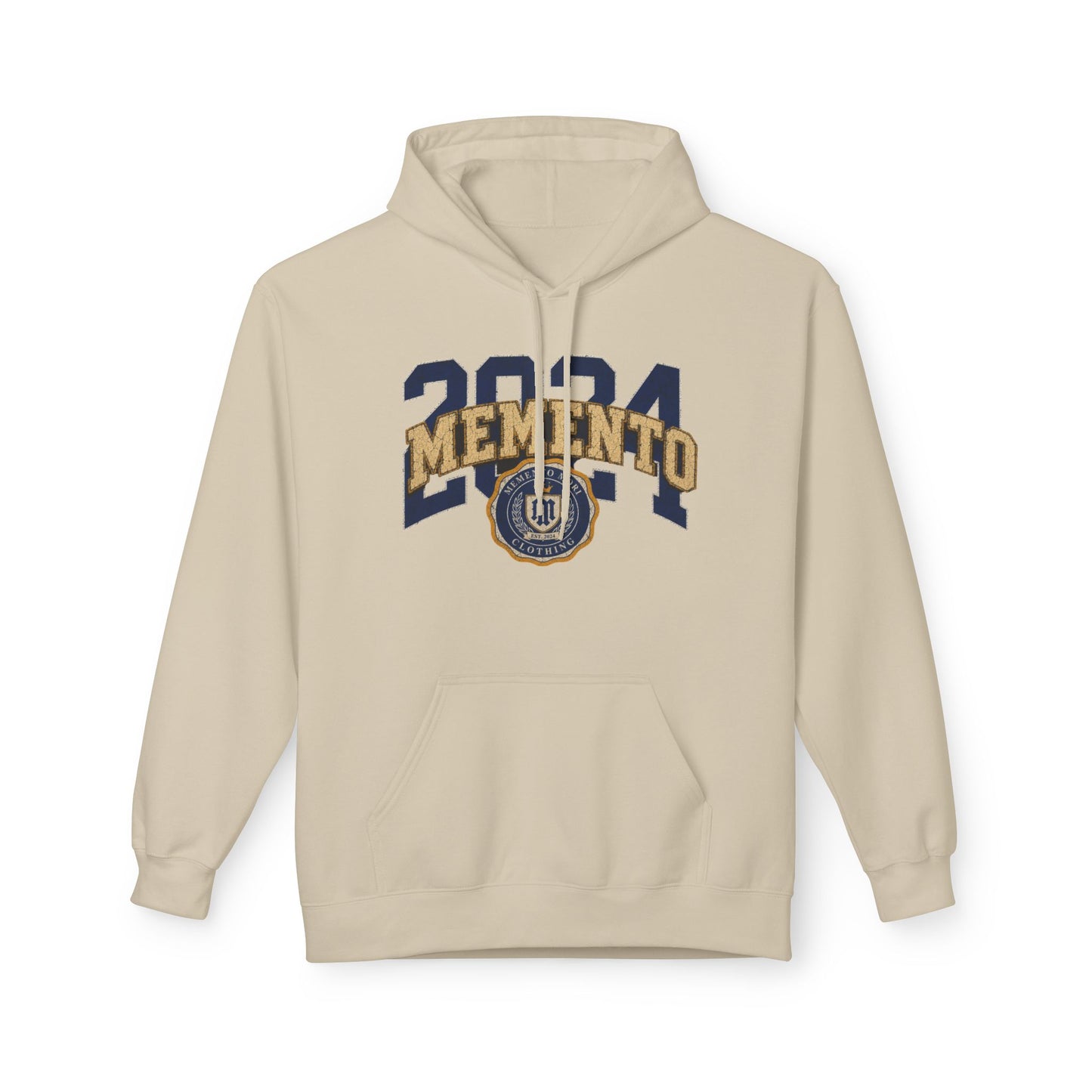 2024 Memento Hoodie — Retro Varsity Graduation Pullover