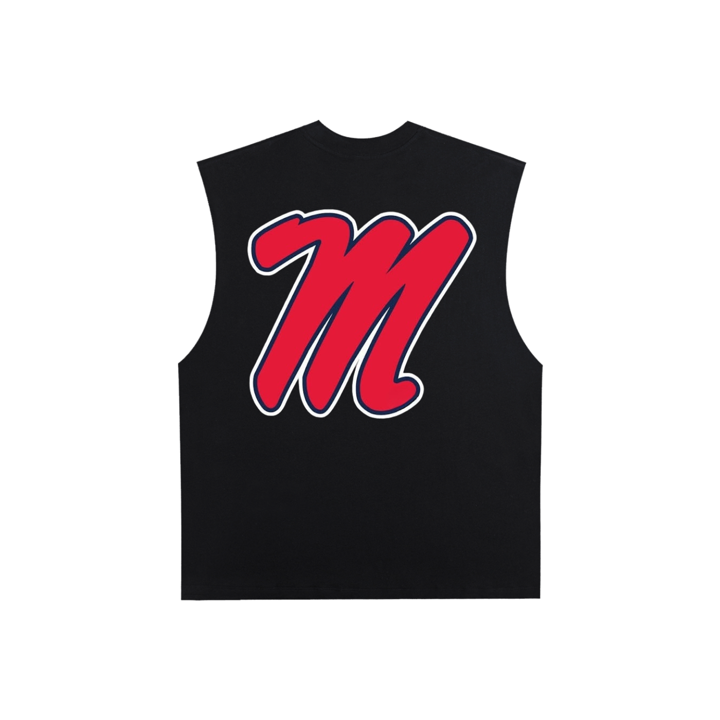 Raw Edge Cotton Tank Top
