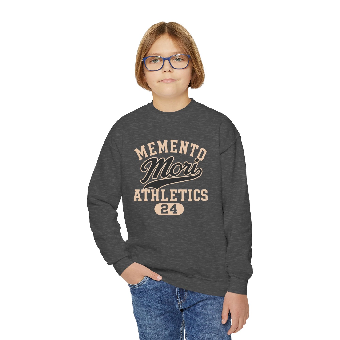 Memento Mori Athletics Youth Crewneck Sweatshirt